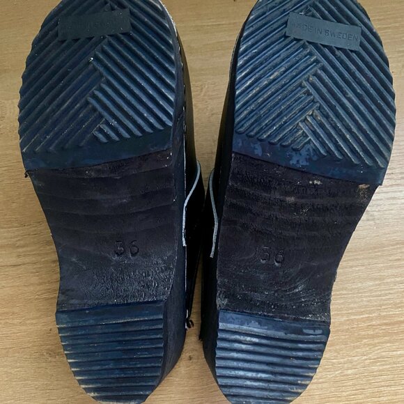 WORLD OF CLOGS BLACK SWEDISH CLOG 36 6 - Picture 5 of 5